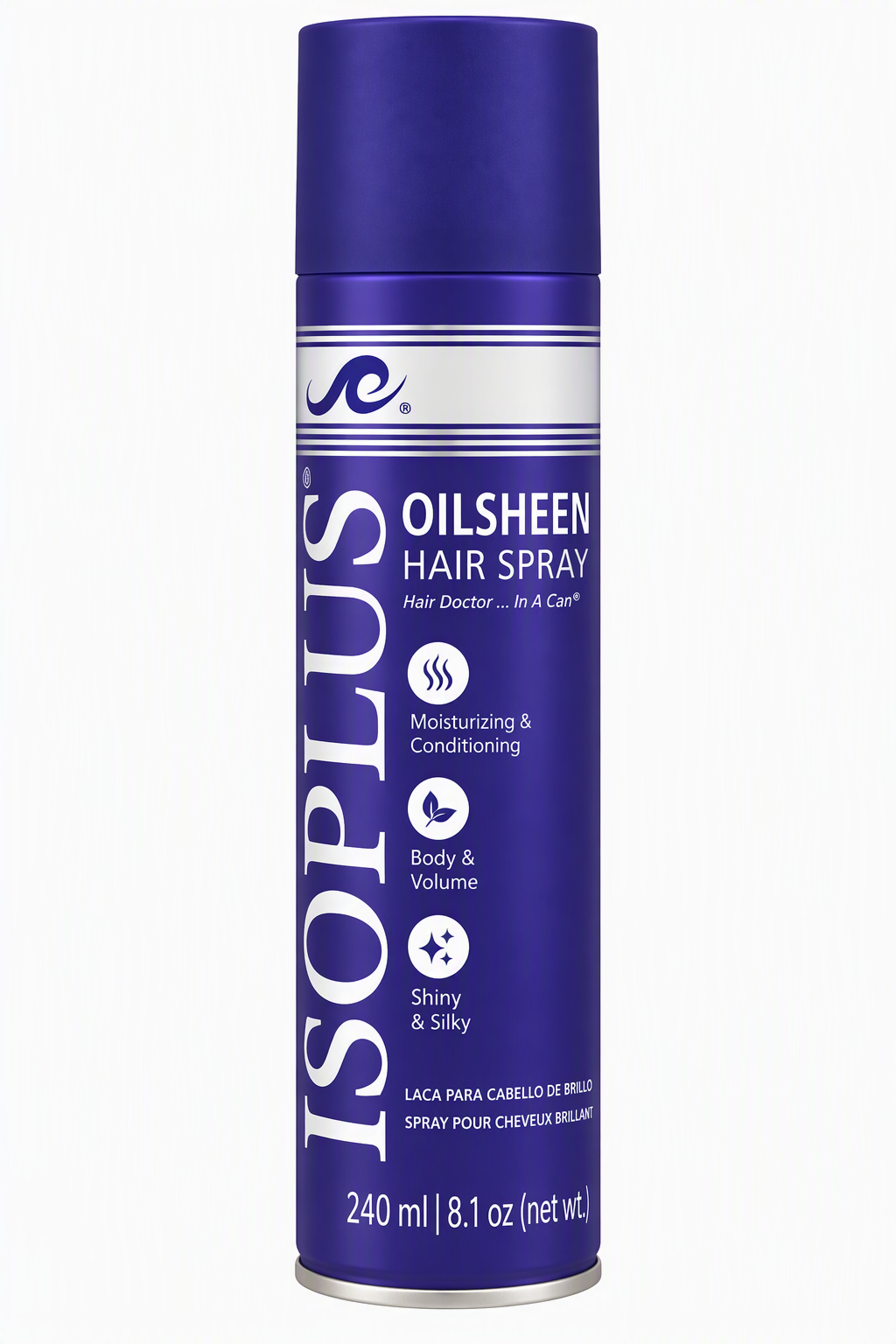 ISOPLUS OILSHEEN SPRAY 240ML CASE 12