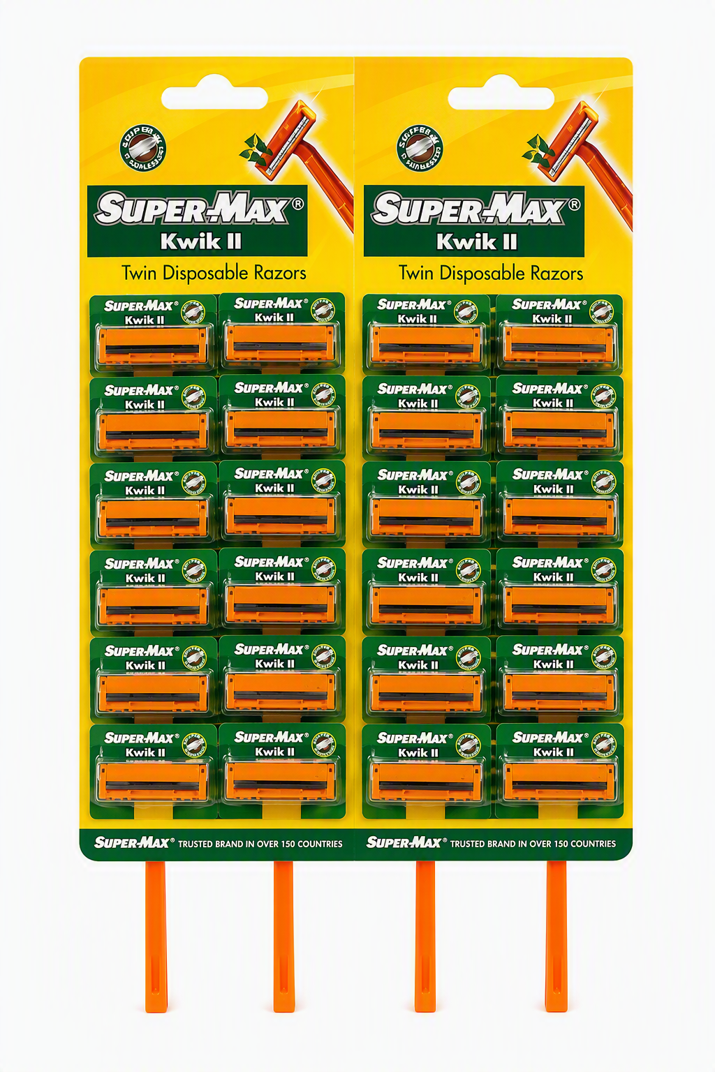 SUPERMAX KWIK 2 DISPOSABLE H/CARD PACK-24