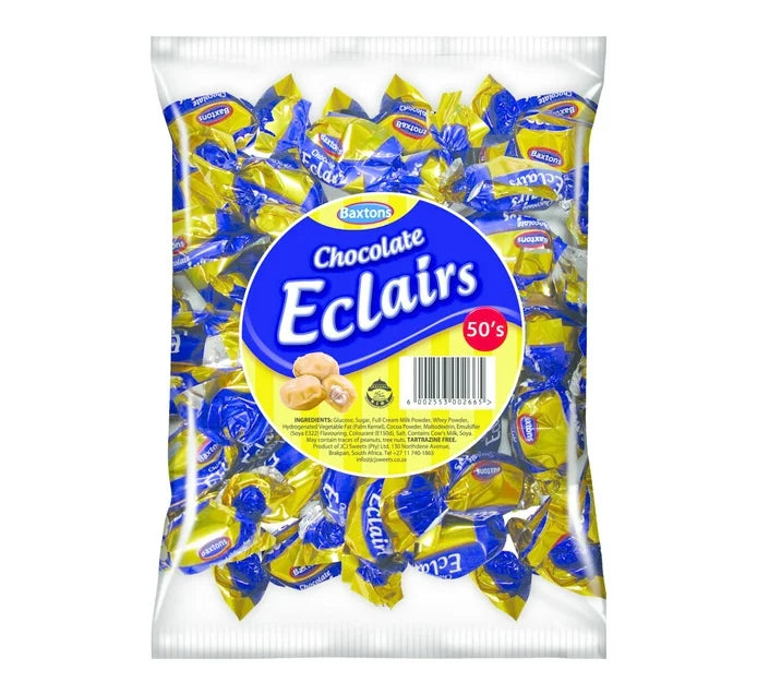 BAXTON CHOCOLATE ECLAIRS 50S ASST