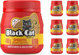 BLACK CAT PEANUT BUTTER 400G SMOOTH PACK-6