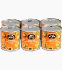 ALL GOLD JAM 900G APRICOT PACK-6
