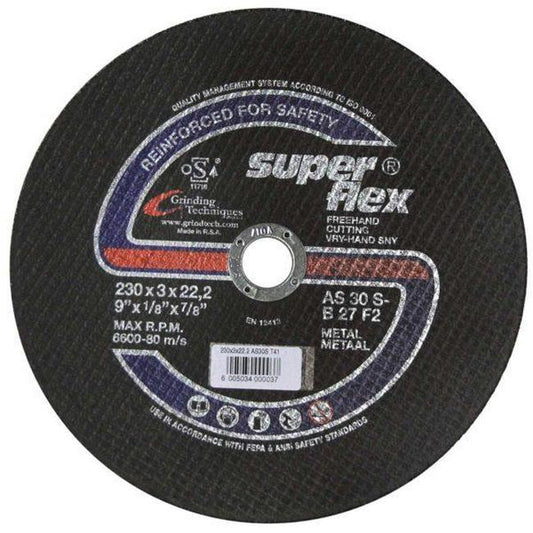 SUPERFLEX STEEL CUTTING DISC 230MM
