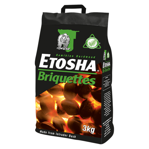 ETOSHA 3kg BRIQUETTES