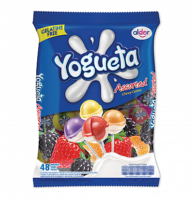 YOGUETA L/POP 48s ASST