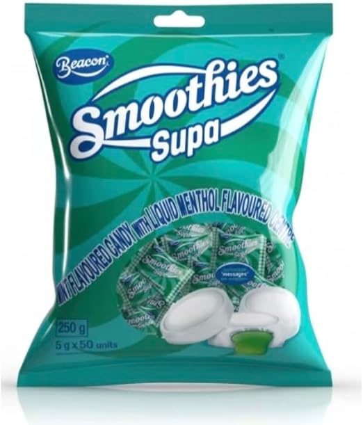 SMOOTHIES SUPA MINT FLAVOURED 50s ASST