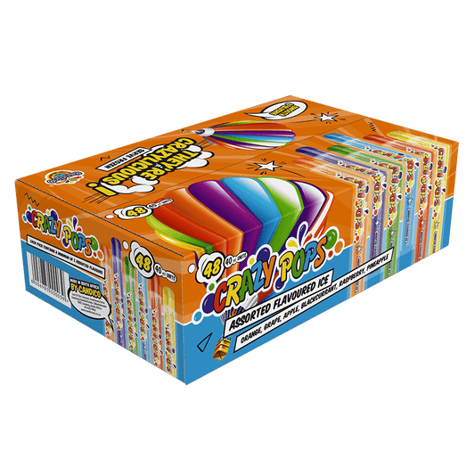 CRAZY POPS ICE POP 48s ASSORTED