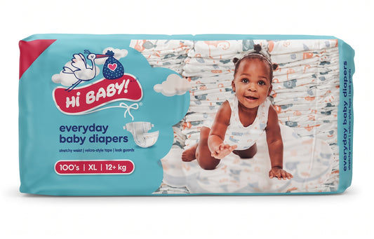 HI BABY EVERYDAY NAPPIES 100S ASST
