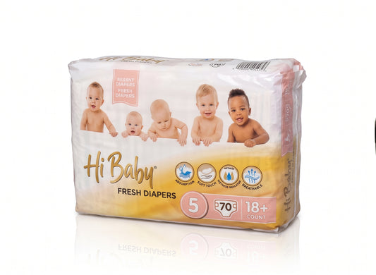 HI BABY NAPPIES 5X50S ASST