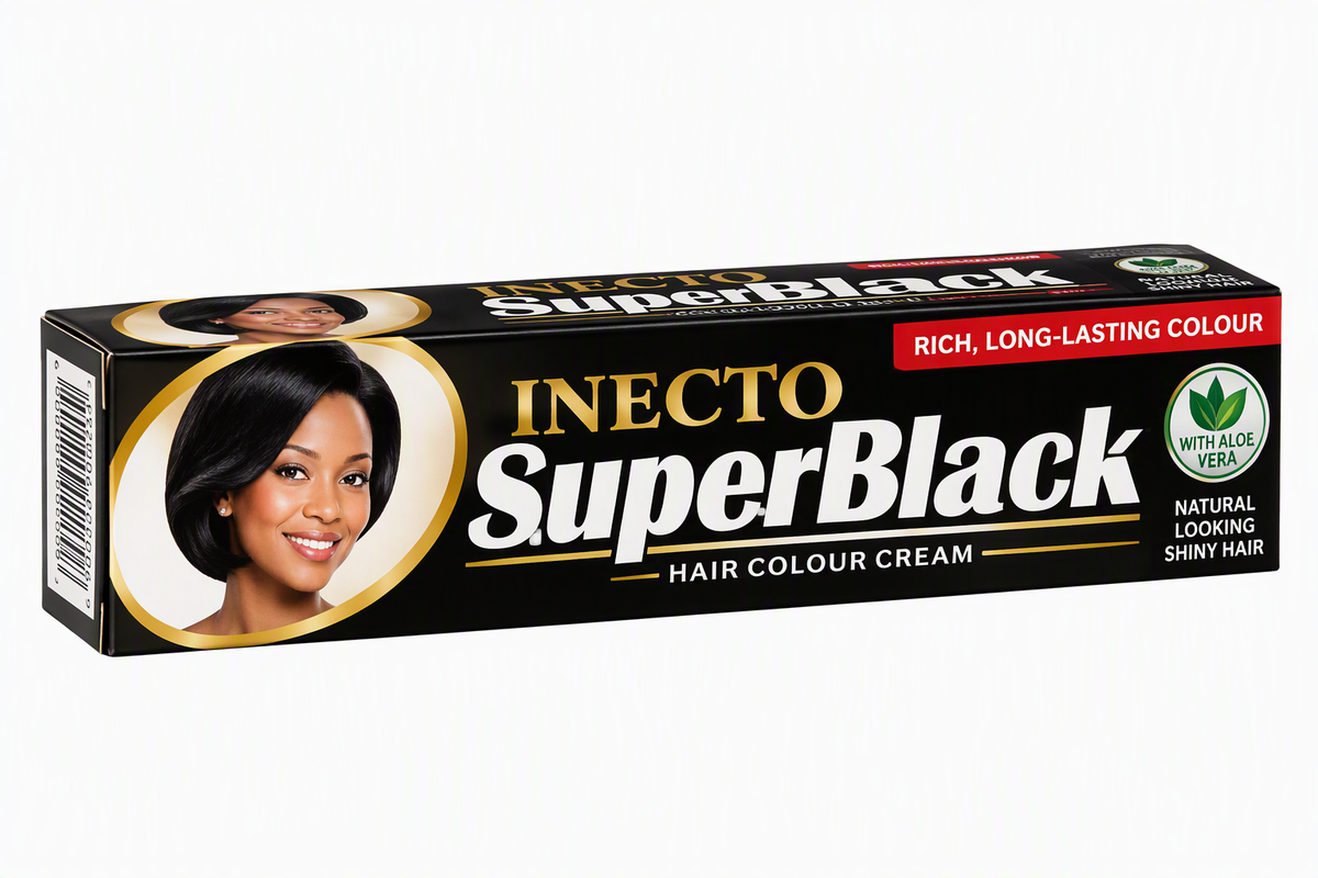 INECTO SUPER BLACK 28ML PACK-6
