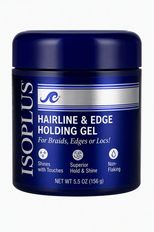 ISOPLUS HAIRLINE & EDGE HOLDING GEL 225G CASE 12