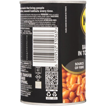 KOO BAKED BEANS 400G TOMATO SAUCE PACK-12