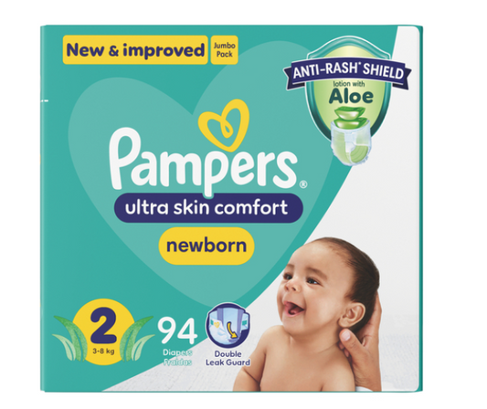 PAMPERS NAPPIES JUMBO ASST