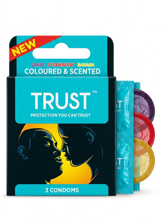 TRUST 3s COLOURED & SCENTED/S/BERRY PACK-24