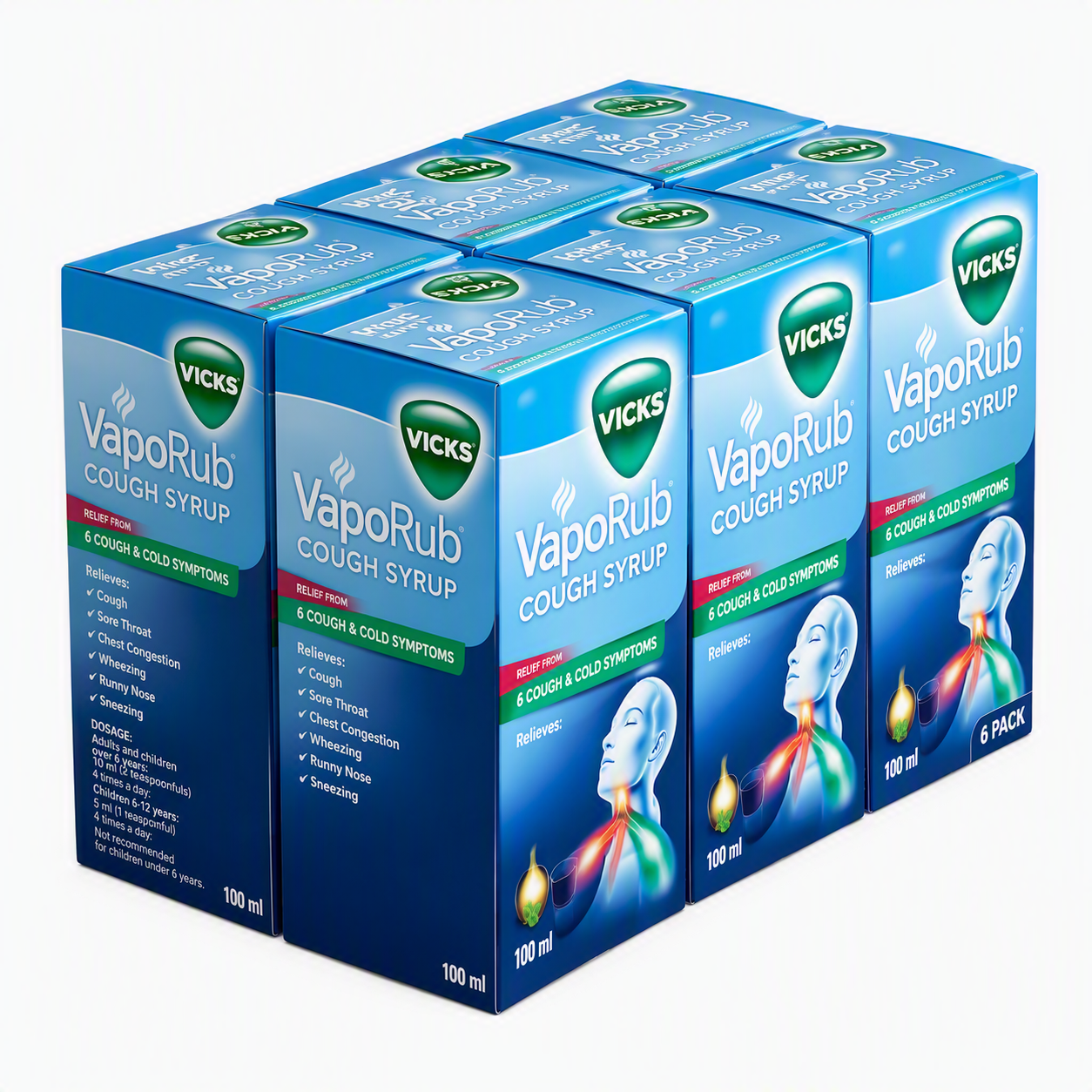 VICKS ACTAPLUS 50ML WET & DRY PACK-6