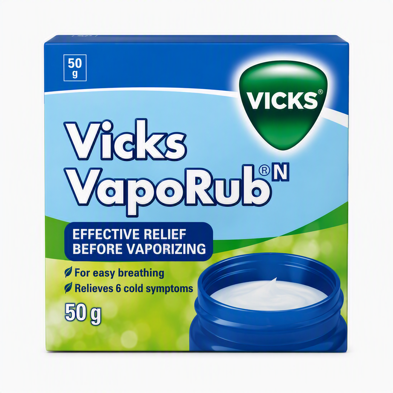 VICKS VAPOUR RUB JAR 50G PACK-6