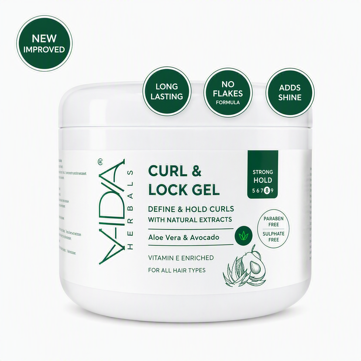 VIDA CURL & LOCK GEL 250ML PACK-6