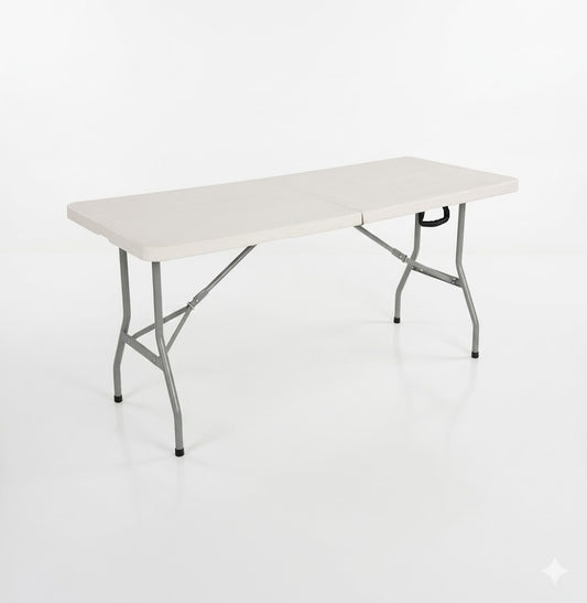 CATERING TABLE RECTAN H/DUTY 1.8M WHITE