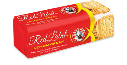 BAKERS RED LABEL LEMON CREAM 200g 12s ASST