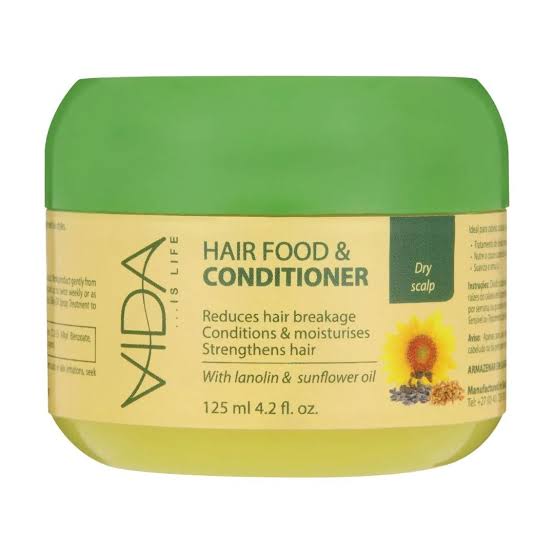 VIDA HAIR FOOD & CONDITIONER 125ML PACK-6