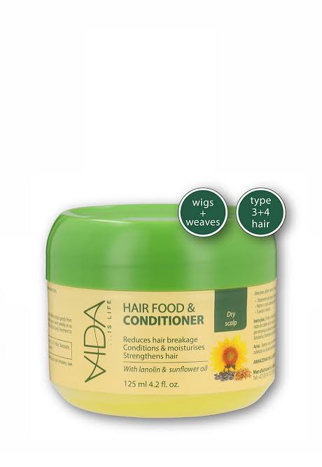 VIDA HAIR FOOD & CONDITIONER 125ML PACK-6