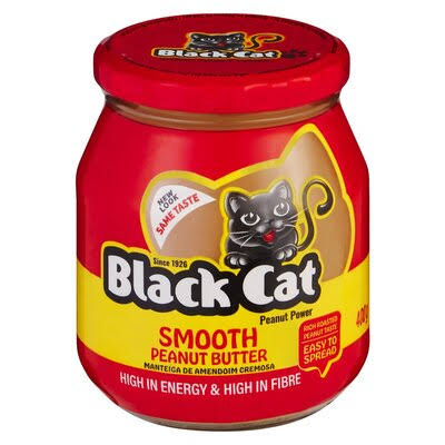 BLACK CAT PEANUT BUTTER 400G SMOOTH PACK-6