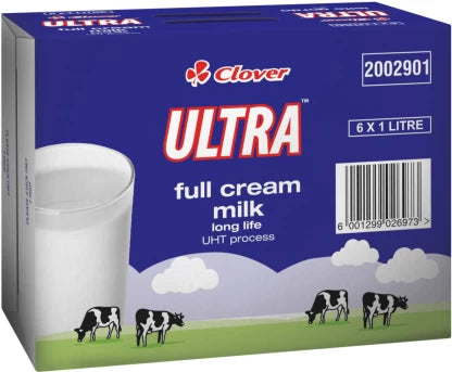 ULTRA UHT MILK 1LT FULL CREAM PACK-6