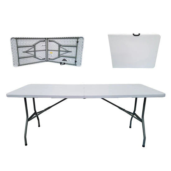 CATERING TABLE RECTAN H/DUTY 1.8M WHITE