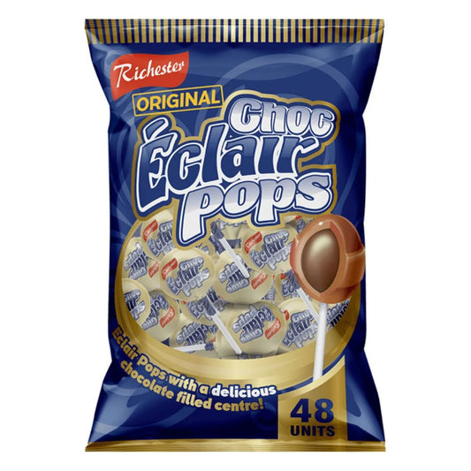 RICHESTER CHOC ECLAIRS POPS 48s ASSTD