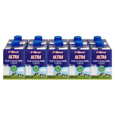 ULTRA UHT MILK 500ML FULL CREAM PACK 10