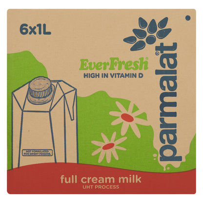 EVERFRESH FULL CREAM MILK 1lt 6s